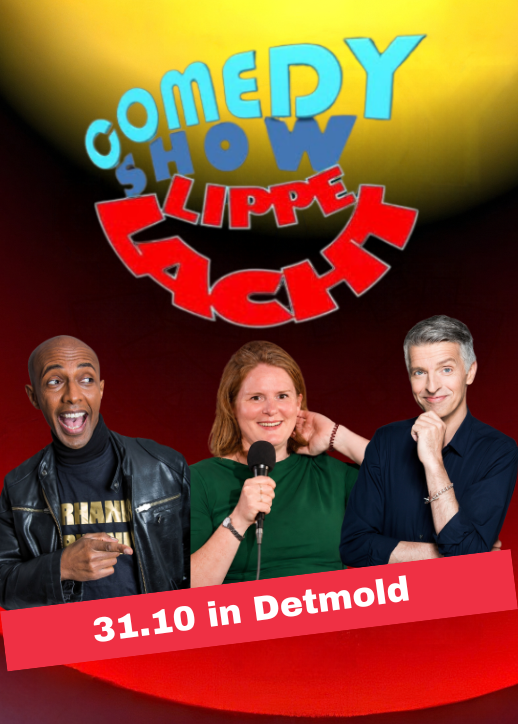 Lippe lacht in Demold mit 3 Comedians.
